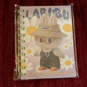 💜NEW💜 LABUBU Kids Spiral Notebook - Purple Labubu Design